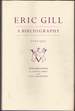 Eric Gill: a Bibliography