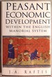 Peasant Economic Development Within the English Manorial System