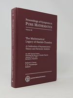 The Mathematical Legacy of Harish-Chandra: a Celebration of Representation Theory and Harmonic Analysis: an Ams Special Session Honoring the Memory of Harish-Chandra, January 9-10, 1998, Baltimore, Maryland