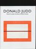 Donald Judd; Prints and Works in Editions