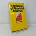 Techniques of Financial Analysis