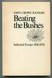 Beating the Bushes: Selected Essays 1941-1970