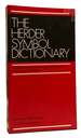 The Herder Symbol Dictionary; Symbols From Art, Archaeology, Mythology, Literature, and Religion