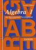 Algebra 1 an Incremental Development