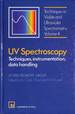 Uv Spectroscopy: Techniques, Instrumentation and Data Handling
