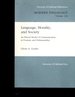 Language, Morality, and Society: an Ethical Model of Communication in Fontane and Hofmannsthal (Volume 124) (Uc Publications in Modern Philology)