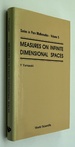 Measures on Infinite Dimensional Spaces (Series in Pure Mathematics)