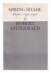Spring Shade: Poetry, 1931-1970
