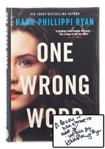 One Wrong Word: a Novel (Inscribed First Edition)