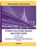 Advanced Engineering Mathematics, 10e Volume 1: Chapters 1-12 Student Solutions Manual and Study Guide