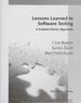 Lessons Learned in Software Testing: a Context-Driven Approach