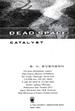 Dead Space: Catalyst: Dead Space Series 2-an Advance Marketing Copy