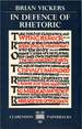 In Defence of Rhetoric