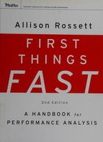 First Things Fast: a Handbook for Performance Analysis, 2nd Edition