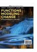 Functions Modeling Change: a Preparation for Calculus, 6th Edition