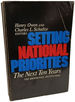 Next Ten Years (Setting National Priorities)