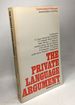 The Private Language Argument (Controversies in Philosophy)