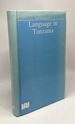Language in Tanzania: Collected Papers