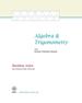 Algebra and Trigonometry, 1st Edition