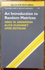 An Introduction to Random Matrices