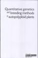 Quantitative Genetics and Breeding Methods in Autopolyploid Plants