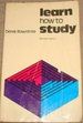 Learn How to Study