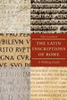 The Latin Inscriptions of Rome: a Walking Guide