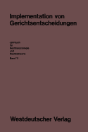 Implementation Von Gerichtsentscheidungen