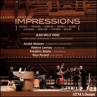 Impressions - Andre Moisan (clarinet); Andre Moisan (saxophone); Fr�d�ric Alarie (double bass); H�l�ne Lemay (trombone);...
