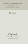 In Exile: Essays, Reflections and Letters, 1933-1947