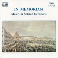 In Memoriam - Bertalan Hock (organ); Capella Istropolitana; Janos Balint (flute); Laurence Cummings (organ); N�ra Mercz (harp);...