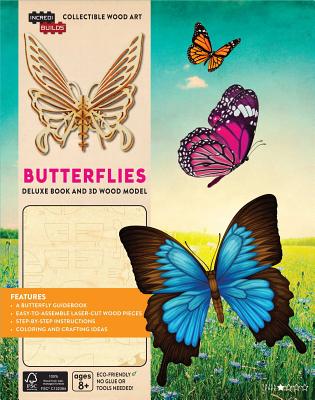 IncrediBuilds: Butterflies Deluxe Book and Model Set - Tepper Brown, Ruth