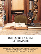 Index to Dental Literature