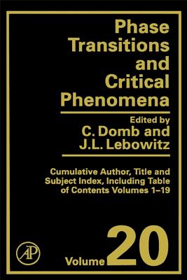 Index: Volume 20 - Domb, Cyril (Editor)