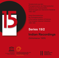 Indian Recordings: (schomerus, 1929)