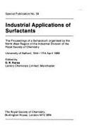 Industrial Applns of Surfacants Sp 59