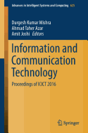 Information and Communication Technology: Proceedings of Icict 2016