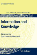Information and Knowledge: A Constructive Type-Theoretical Approach