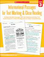 Informational Passages for Text Marking & Close Reading: Grade 3