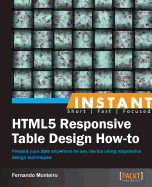 Instant Html5 Responsive Table Design How-To