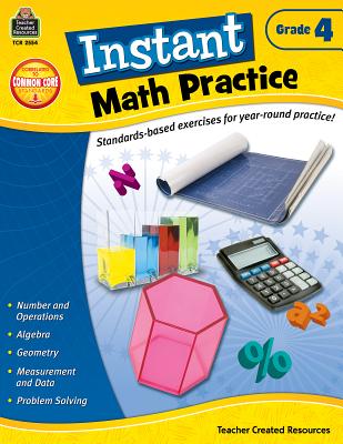 Instant Math Practice Grade 4 - James, Damon
