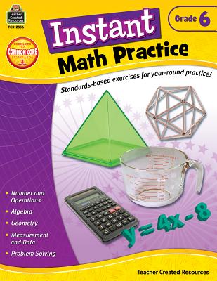 Instant Math Practice Grade 6 - James, Damon