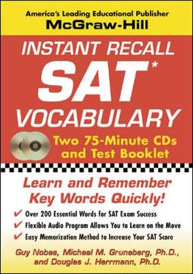 Instant Recall SAT Vocabulary - Nobes, Guy, and Gruneberg, Michael, Dr., and Hermann, Douglas J