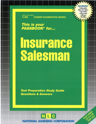 Insurance Salesman: Passbooks Study Guide - Corporation, National Learning