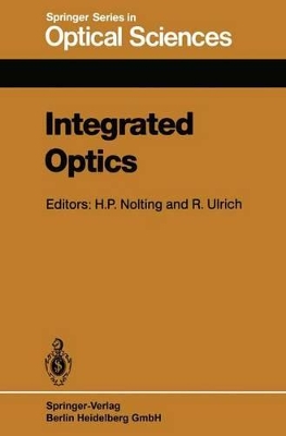 Integrated Optics - Nolting, H -P (Editor), and Ulrich, R (Editor)