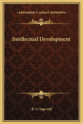 Intellectual Development - Ingersoll, R G