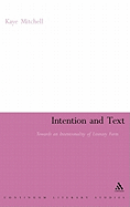 Intention and Text: Towards an Intentionality of Literary Form
