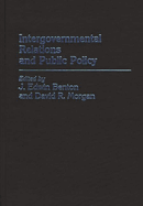 Intergovernmental Relations and Public Policy