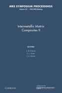 Intermetallic Matrix Composites II: Volume 273