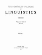 International Encyclopedia of Linguistics